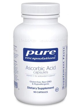 pure倍宜抗坏血酸胶囊90粒Ascorbic-Acid-Capsules抗yang支持直邮