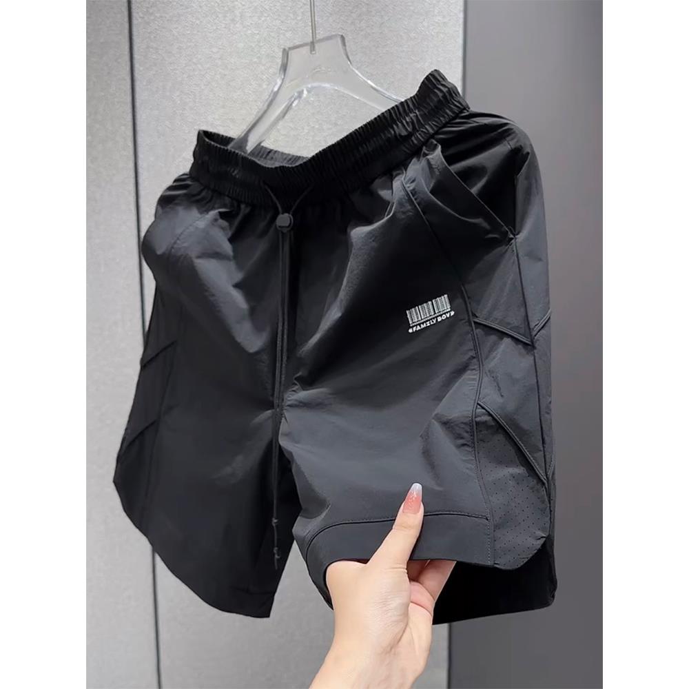 免费试穿~短裤男宽松五分休闲裤