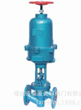 美科阀门直销耐腐蚀法兰气动衬氟截止阀J641F46-6/10/16Z/C/P