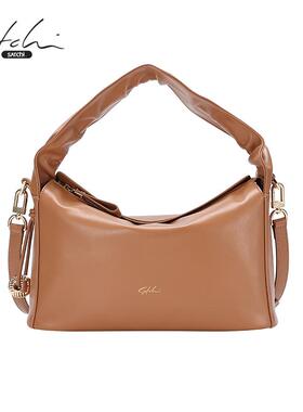 SATCHI/沙驰云朵包女高级感小众手提包纯色百搭单肩斜挎包软皮