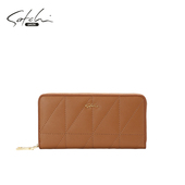 钱包时尚 SATCHI 沙驰女款 百搭牛皮手包大容量手拿包送老婆