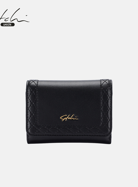 SATCHI/沙驰钱包女款高级感轻薄小巧零钱包多卡位票夹