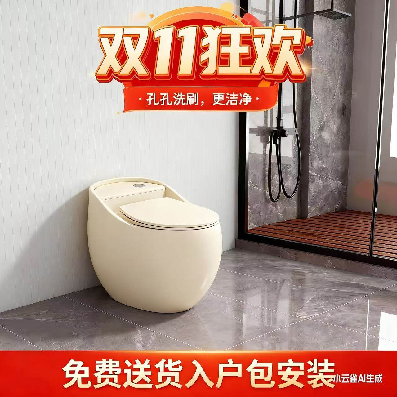 网红家用可爱鸡蛋形彩色普坐便器虹吸式抽水节水陶瓷卫生间防臭,家装主材,普通坐便器,淘宝优惠券,粉丝福利购,淘宝优惠卷