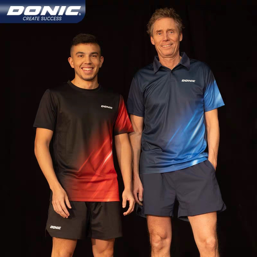 正品多尼克DONIC乒乓球服短袖男女款速干透气运动装比赛83244T恤