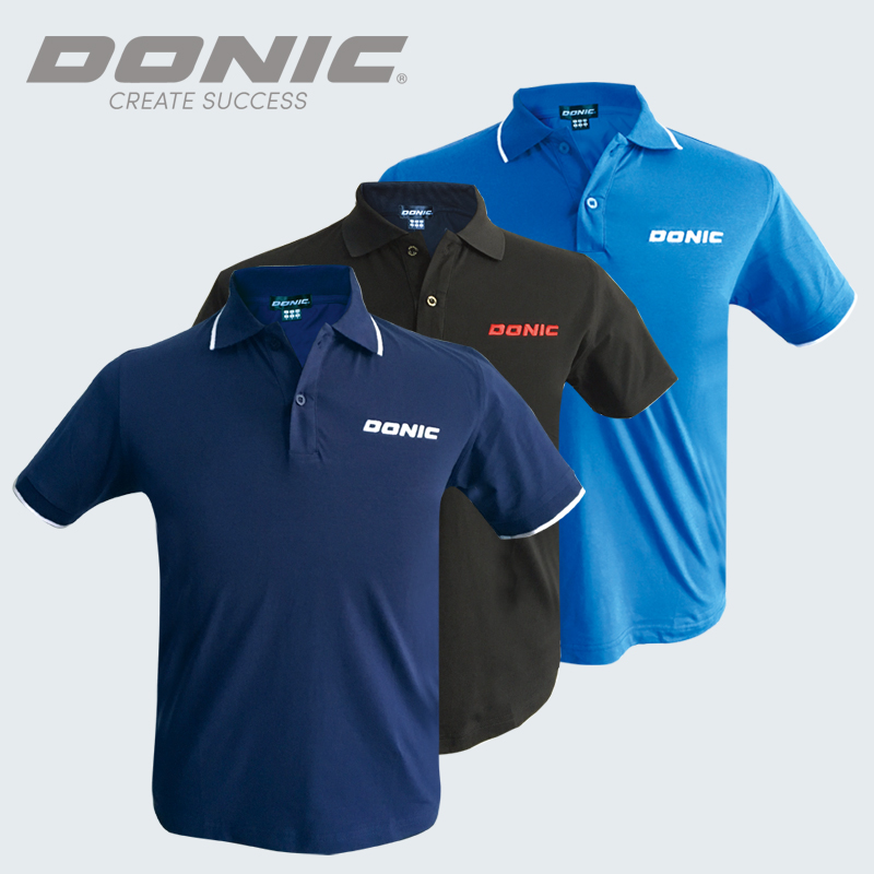 19年donic多尼克纯棉t恤乒乓球服