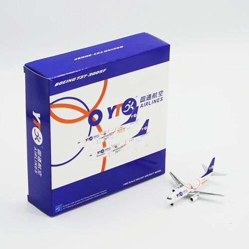 JCWings圆通航空波音737-300飞机模型1:400合金收藏LH4104 B-2505