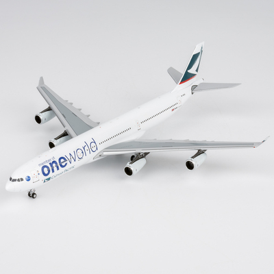NGModel国泰航空空客A340-300飞机模型寰宇一家彩绘1:400合金收藏
