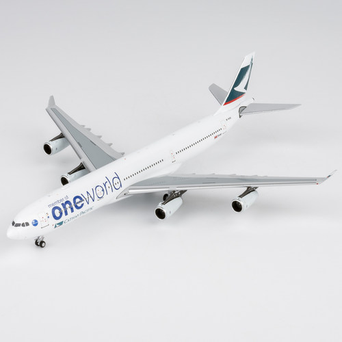 NGModel国泰航空空客A340-300飞机模型寰宇一家彩绘1:400合金收藏