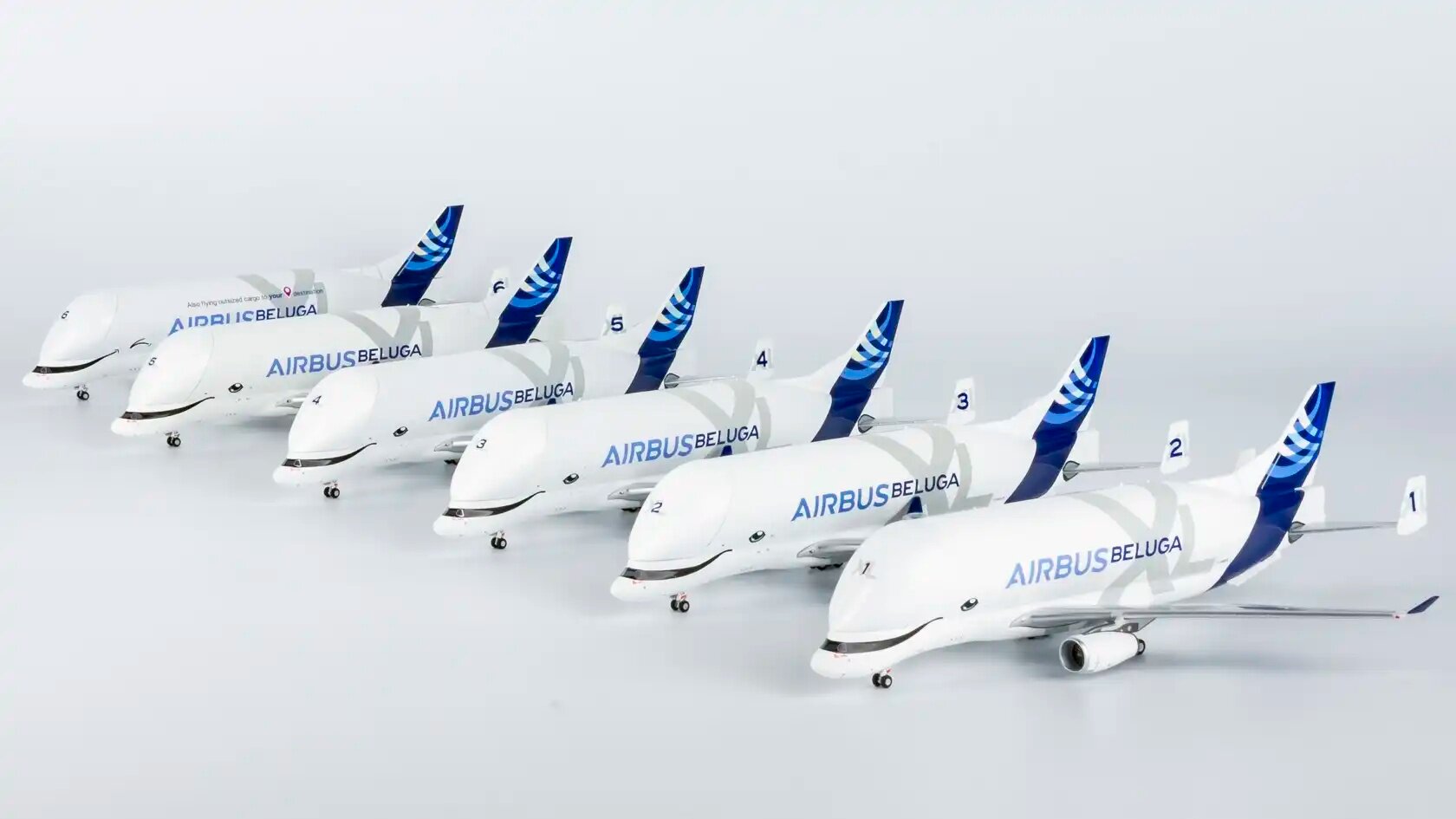 NG Model大白鲸Beluga XL空客A330-700L飞机模型1:400合金收藏图片