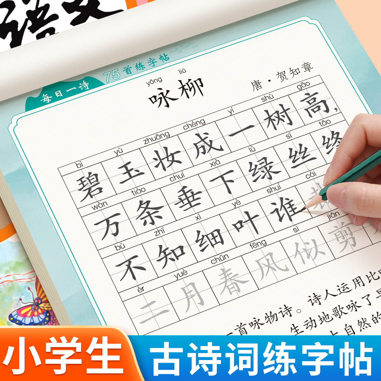 小学生必背古诗词练字帖每日一诗