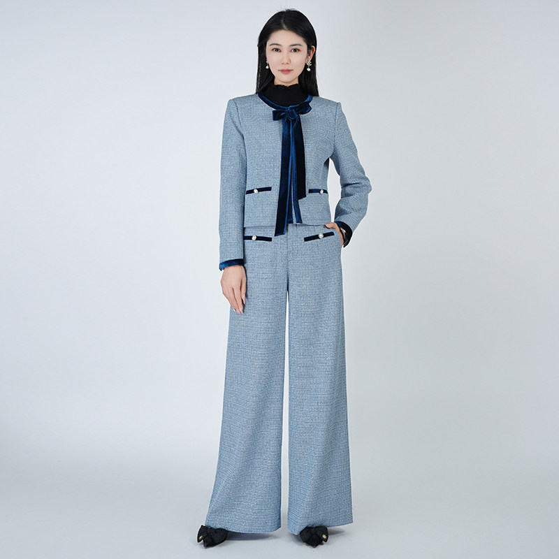 浒城古娘新款小香风复古通勤长袖西服上衣新中式国风套装女款春秋,女装/女士精品,时尚套装,淘宝优惠券,粉丝福利购,淘宝优惠卷