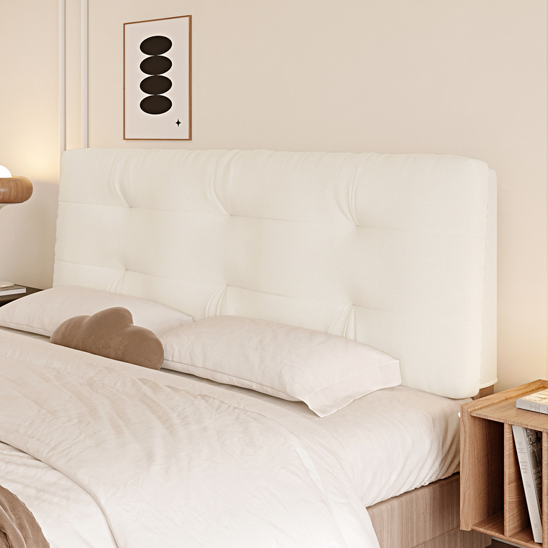 亘卓床头靠垫软包2023新品奶油风