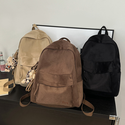 大容量双肩包女2025新款时尚休闲轻便外出旅行书包大学生手提背包