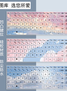 适用惠普(HP)锐15全新AMD锐龙 15.6英寸R7-7730U彩绘键盘膜保护套