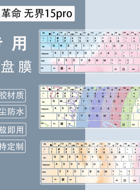 适用机械革命无界15Pro R7-8845HS 15.3英寸笔记本电脑键盘保护膜