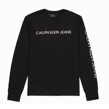打底纯棉CK长袖 T恤男装 KLEIN大红色卫衣美国代购 CALVIN 休闲春季
