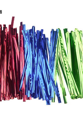 环保牛皮纸扎丝扎带烘焙包装封口绳鲜花包装diy材料金丝细绳铁丝