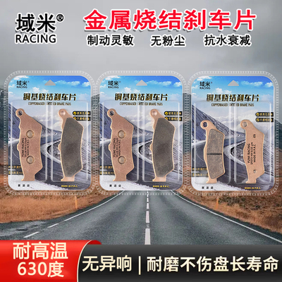 适用宝马C1 125 C1 200 F650 GS G650GS F700/800GS烧结刹车片皮