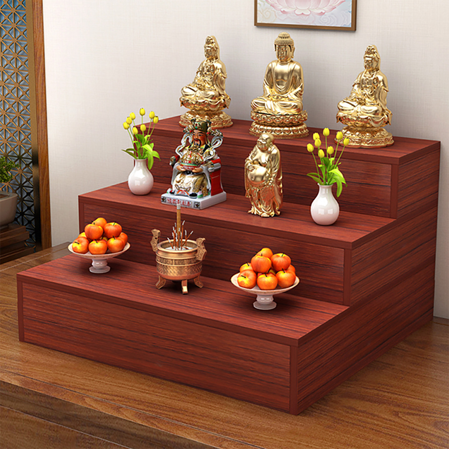 桌上小香案供奉台敬神香台佛龛