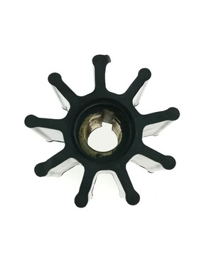 船舷内机发电机冷却水泵弹性挠性柔性橡胶叶轮J171/79.5*54*20