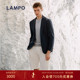 进口科技材质 LAMPO 蓝豹男士 单西服商务隐格纹西装 外套