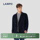蓝豹羊毛大衣男保暖商务双面呢休闲毛呢外套 LAMPO 羊毛羊绒