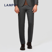 子 蓝豹男士 进口羊毛 商务休闲羊毛西装 LAMPO 西裤 西服裤 套装 裤