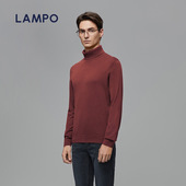 针织衫 羊绒混纺高领羊绒衫 蓝豹男士 毛衣长袖 男女同款 LAMPO