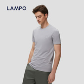 T恤圆领凉感透气半袖 打底T恤 蓝豹男士 短袖 丝棉 LAMPO