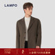 牦牛绒 骆驼毛 LAMPO 蓝豹男士 大衣双面呢子商务外套