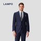 SUPER130S 西装 LAMPO 西服上衣商务正装 外套男 蓝豹男士