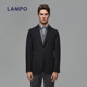澳洲羊毛 LAMPO 蓝豹男士 单西服商务休闲羊毛西装 毛呢外套