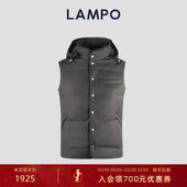 羊毛 LAMPO 蓝豹时尚 羊毛立领保暖冬季 马甲