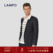 进口高支 LAMPO 蓝豹西装 男套西服上衣商务进口高支正装 西服