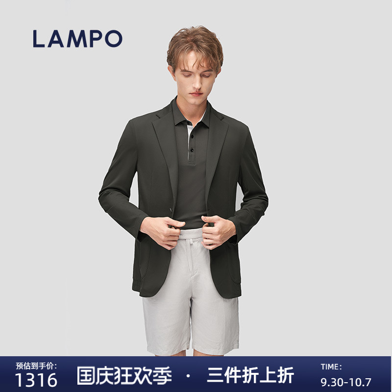 蓝豹上班春季修身西服