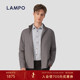 秋冬热卖 时尚 LAMPO 蓝豹男士 夹克衫 百搭翻领简约绒面装 外套