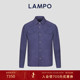 皮衣舒适正绒胎牛皮革商务皮棉褛 蓝豹男士 正绒胎牛皮 LAMPO
