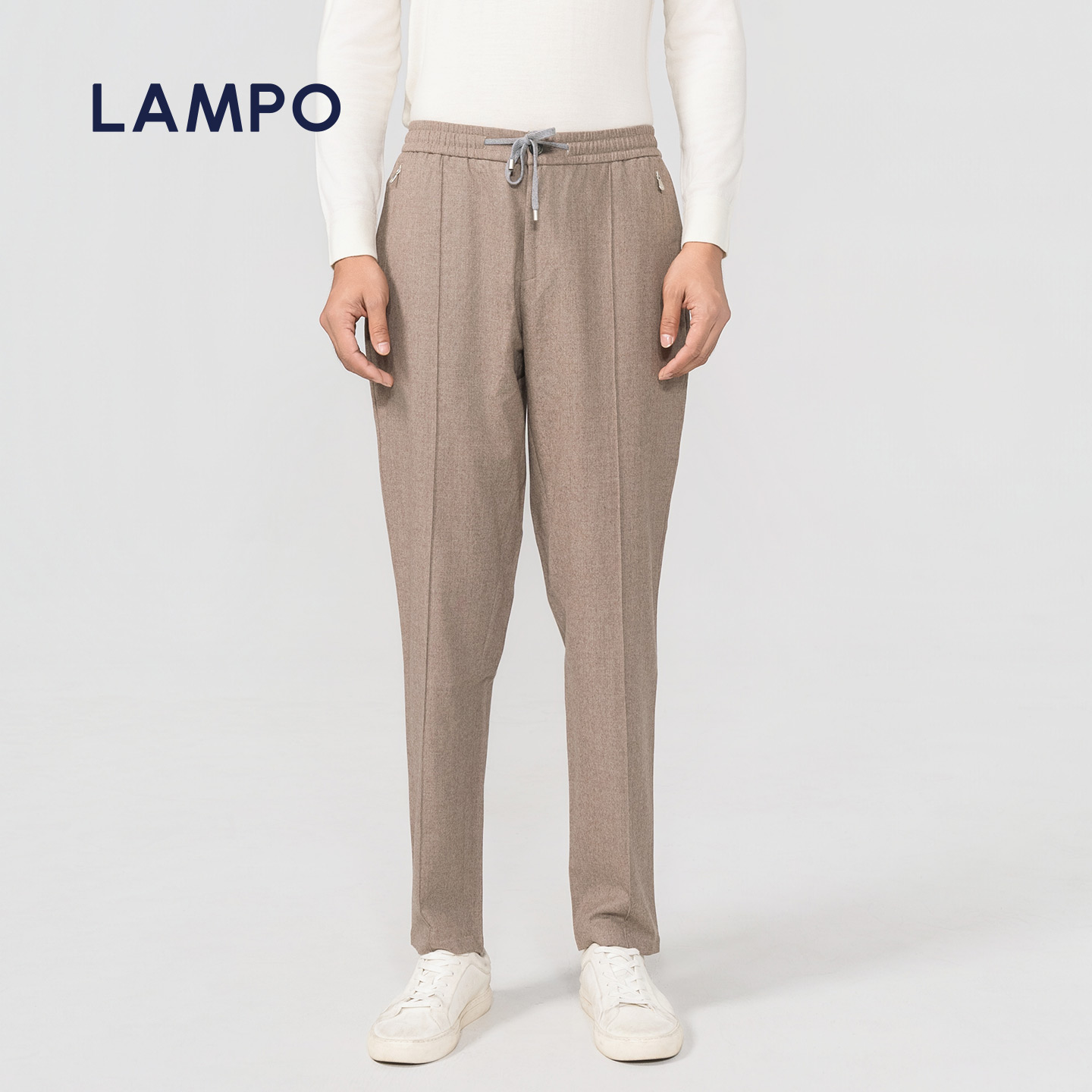 【25秋冬新品】LAMPO/蓝豹男士休闲裤加厚休闲长裤百搭裤