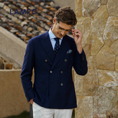 西服双排扣商务进口羊毛西装 蓝豹套装 LAMPO 外套 26春夏臻选