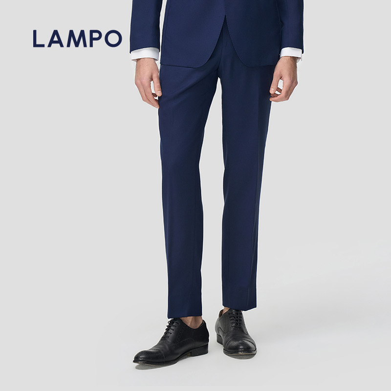 LAMPO/蓝豹羊毛垂感西裤