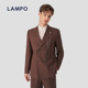 男上衣轻绒羊毛西服西装 蓝豹西装 LAMPO 外套男 羊毛
