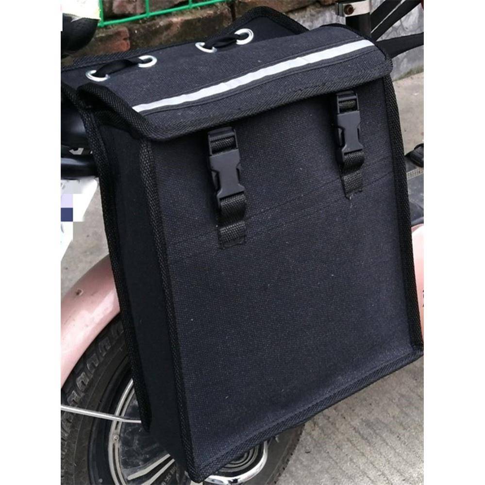 电动车侧备箱边包挂箱挂包放置神器帆布多功能摩托车单侧边自行车
