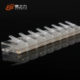 Super Five Non -Shifleting Network 8p8c Crystal Heeder сетевой кабель RJ45 Подключение заголовка сетевого кабеля хрустальной головки