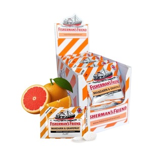 整盒英国渔夫之宝特强润喉糖原味无糖薄荷柠檬西柚24*25克 包邮