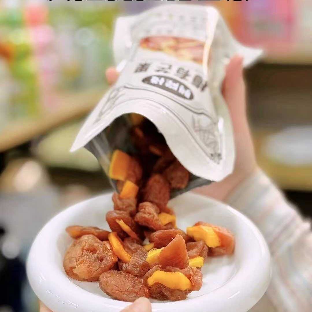 青梅夹芒果干227g酸甜话梅子肉无核解馋休闲果脯蜜饯零食梅有芒果