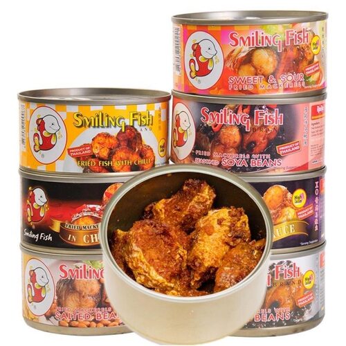 泰国乐鱼牌即食油炸鲮鱼罐头