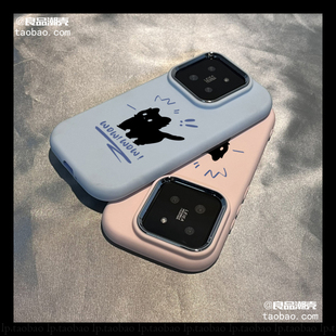 韩国惊叹猫咪适用OnePlus一加13T/ACE5手机壳12磨砂1+防摔ACE2硅胶PRO全包竞速版情侣网红小众简约3V大孔新款