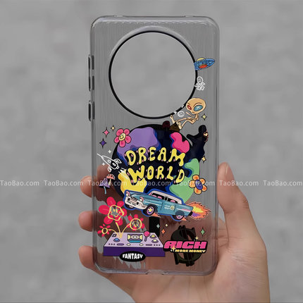 光栅磁吸壳梦幻world适用OPPO Find X9/X8S+手机壳一加15/12/13T/Reno14防摔X7ultra/ACE5至尊版2PRO透明X6