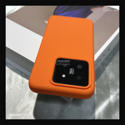 ins活力橙色适用Realme真我GT7/GT8PRO手机壳Neo5个性GT6真液态硅胶GTNEO6纯色GTNEO6SE耐脏简约高级感男女