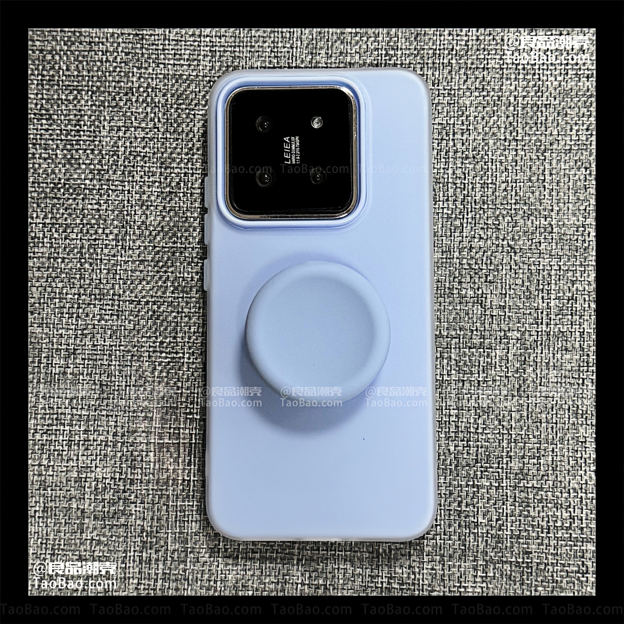 天蓝色磨砂大孔圆形支架C53适用Realme c63/C65手机壳15PRO真我GT Neo防摔11X半透Q5简约Q3s二合一5/8/7/C55